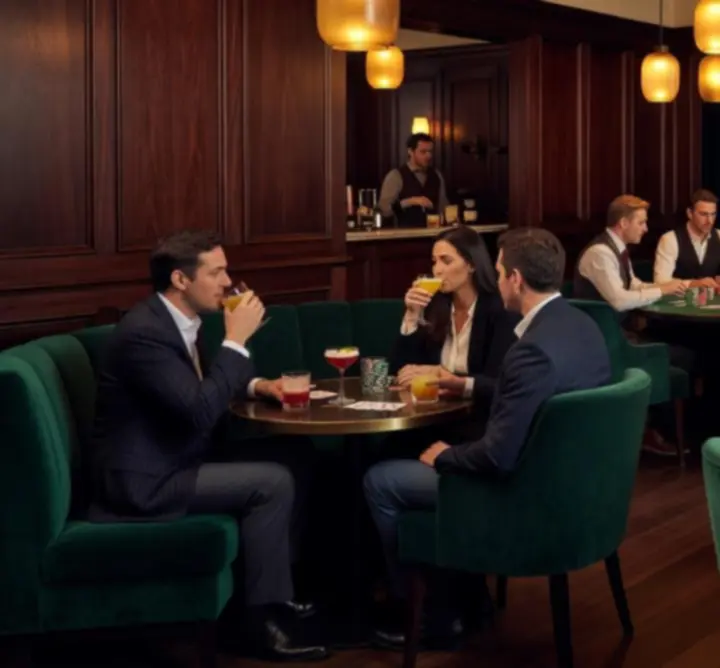 Stijlvol interieur met drankjes en pokeravond bij FelineStoreNL