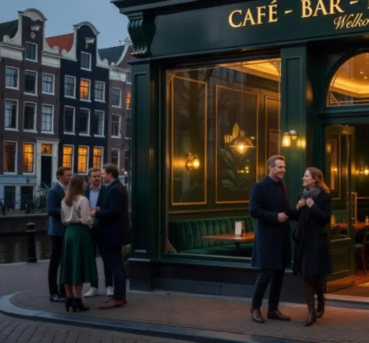 Sfeervolle tafel met drankjes en pokerkaarten bij FelineStoreNL